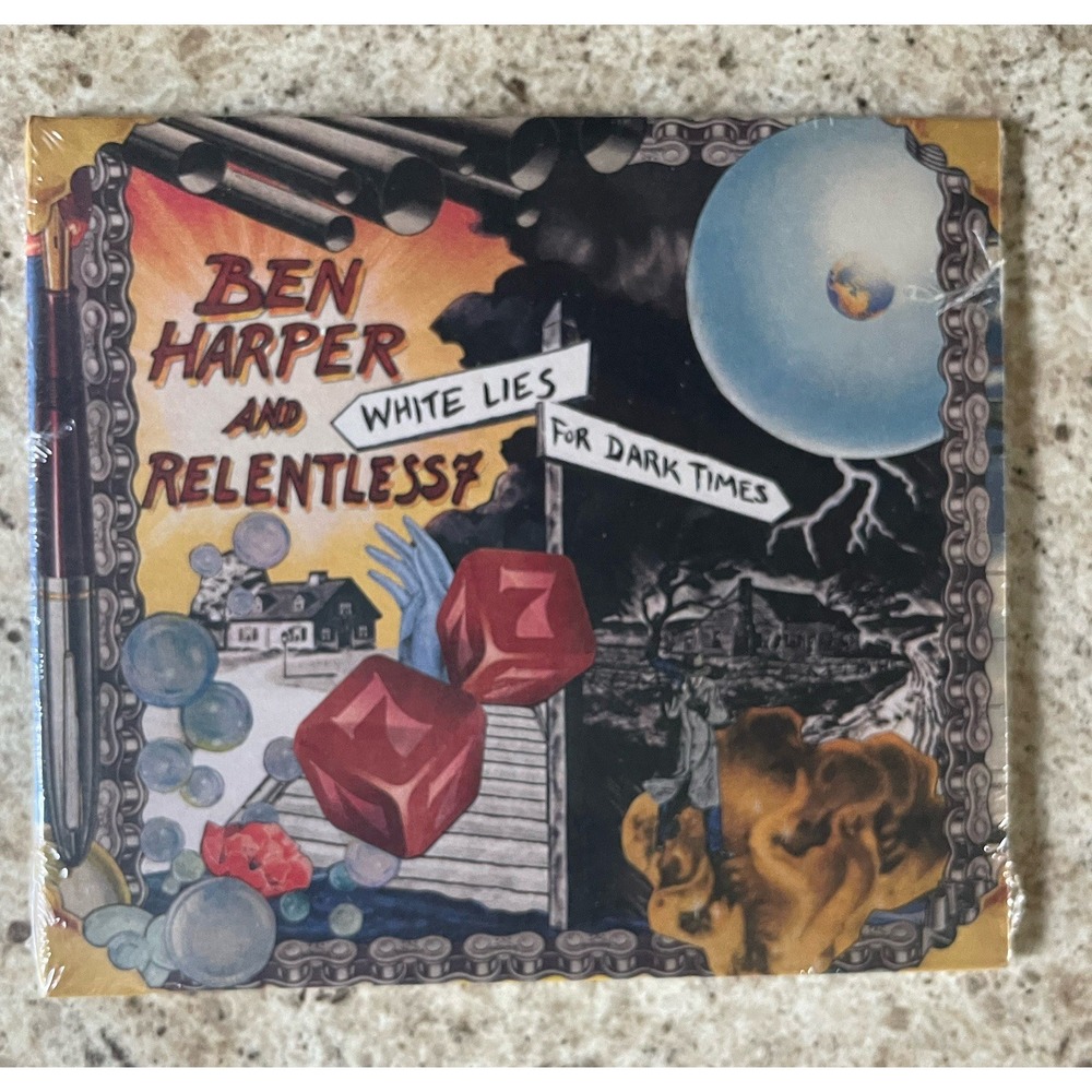 Ben Harper and Relentless7 : White Lies for Dark Times CD (2009) Amazing Value